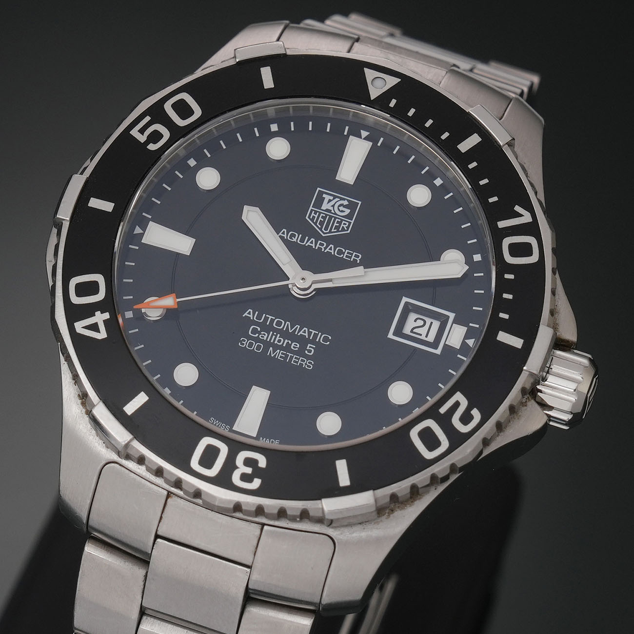 TAG HEUER(USED)태그호이어 아쿠아테라 41 스틸 오토 WAN2110